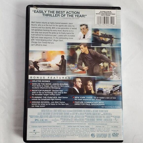 The Bourne Ultimatum (Fullscreen DVD) - Picture 3 of 3
